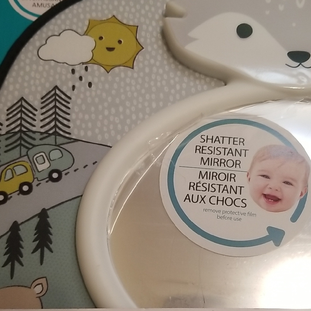 Belle Musical Mirror with LED Lights For The Car Child Toddler Baby Car Mirror - Picture 8 of 14